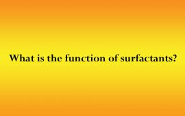 What is the function of surfactants?
